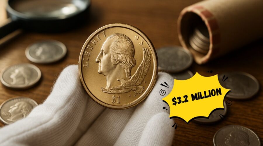$3.2 Million Sacagawea Mule Error Coin with Quarter Reverse Discovered in Coin Roll