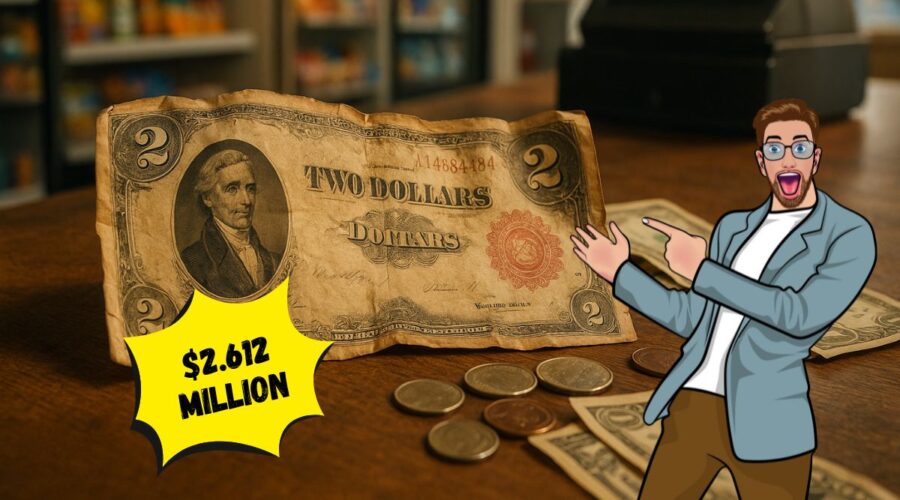 Gas Station Change: Rare $2 Bill Valued at $2.612 Million