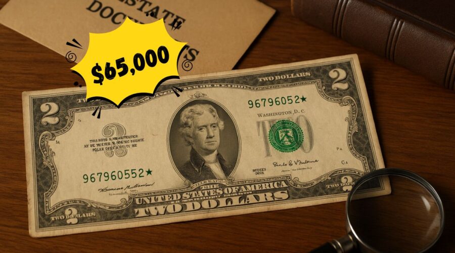 Inherited $2 Bill Turns Out to Be Rare 1928 Star Note Worth $65,000